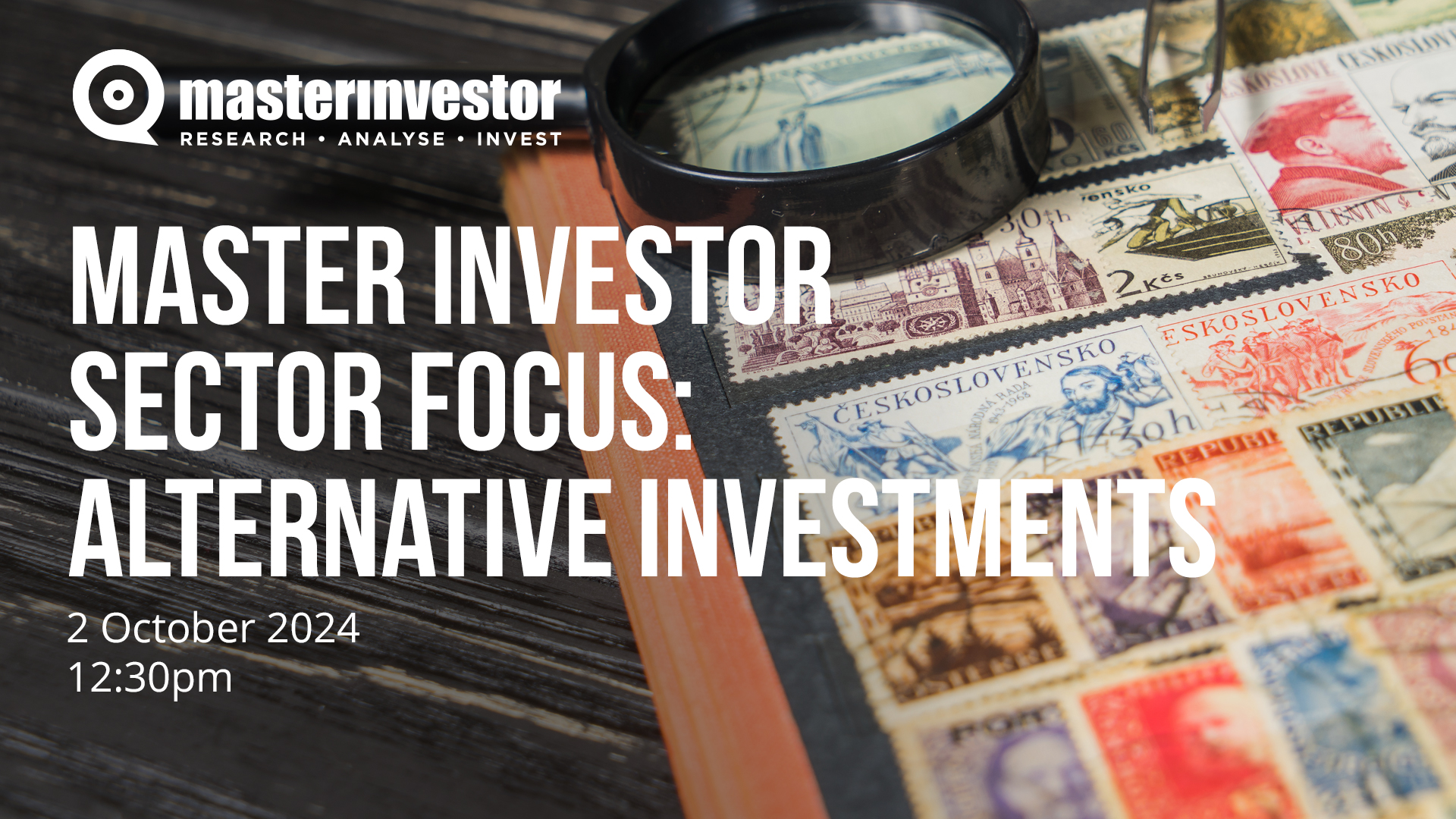 Master Investor Sector Focus: Alternative Investments