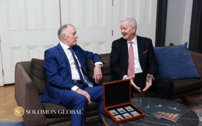 Solomon Global Scores Hat-Trick with Sir Geoff Hurst Partnership, 60 Years After World Cup Win